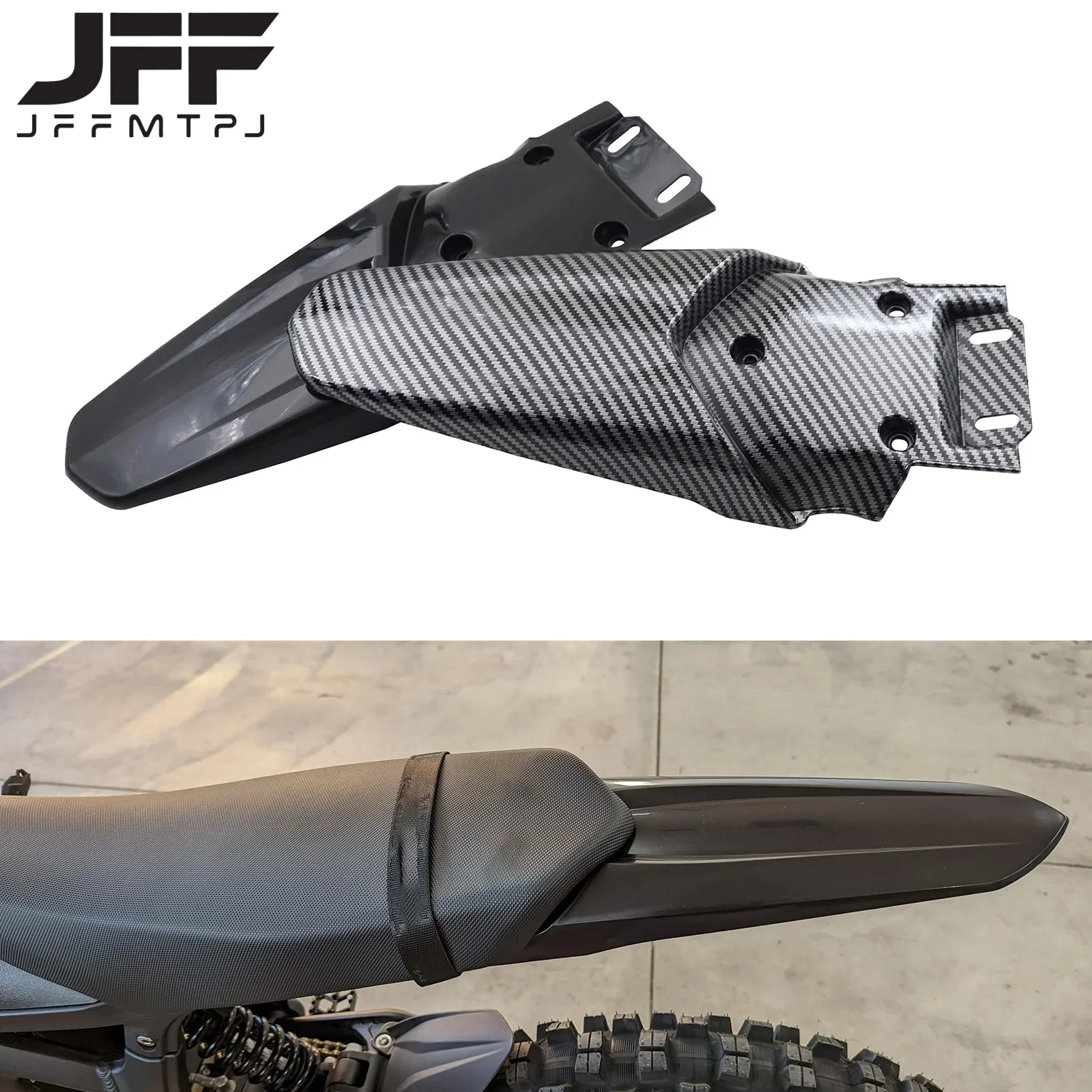 Sting Rear Fender Mudguard Motorcycle Accessories Rear Splash Guard Carbon Fiber Pattern For TALARIA Sting MX3 MX4 MX5