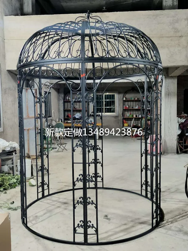 Bird Cage Outdoor Garden Shopping Mall Hot Pot Restaurant Oversized Bird Cage Metal Giant Cage