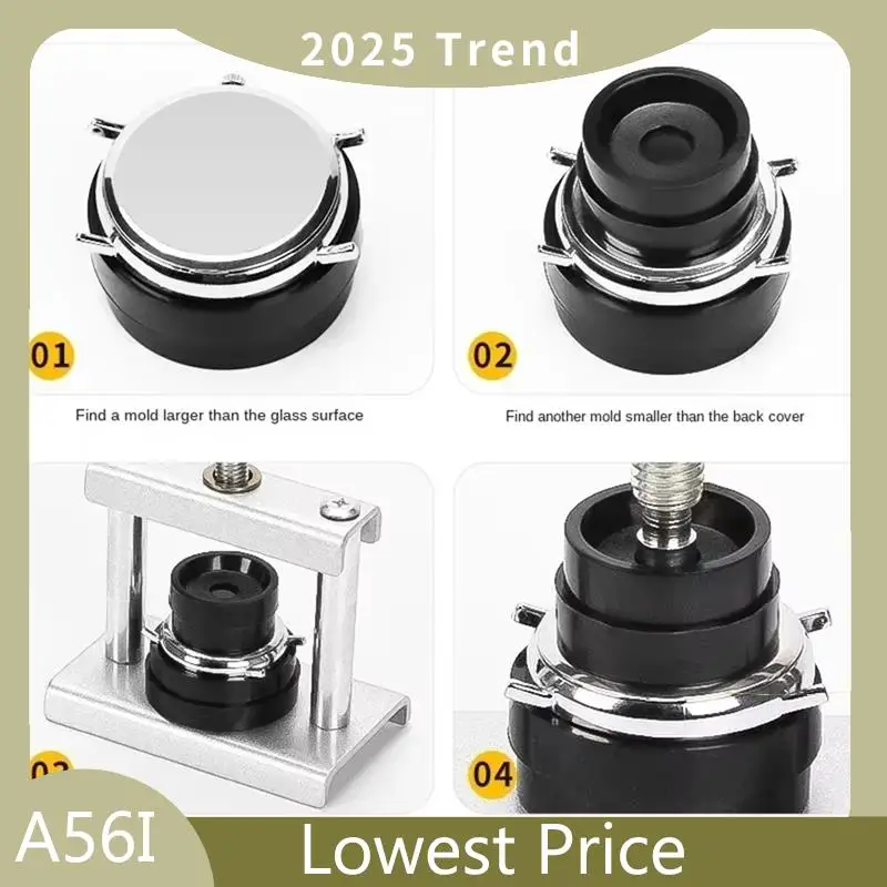 

A56I Top 12Pcs Watch Presser Set Fitting Dies Watch Repair Tool Die Kit Metal Watchmaker Maintenance Tools
