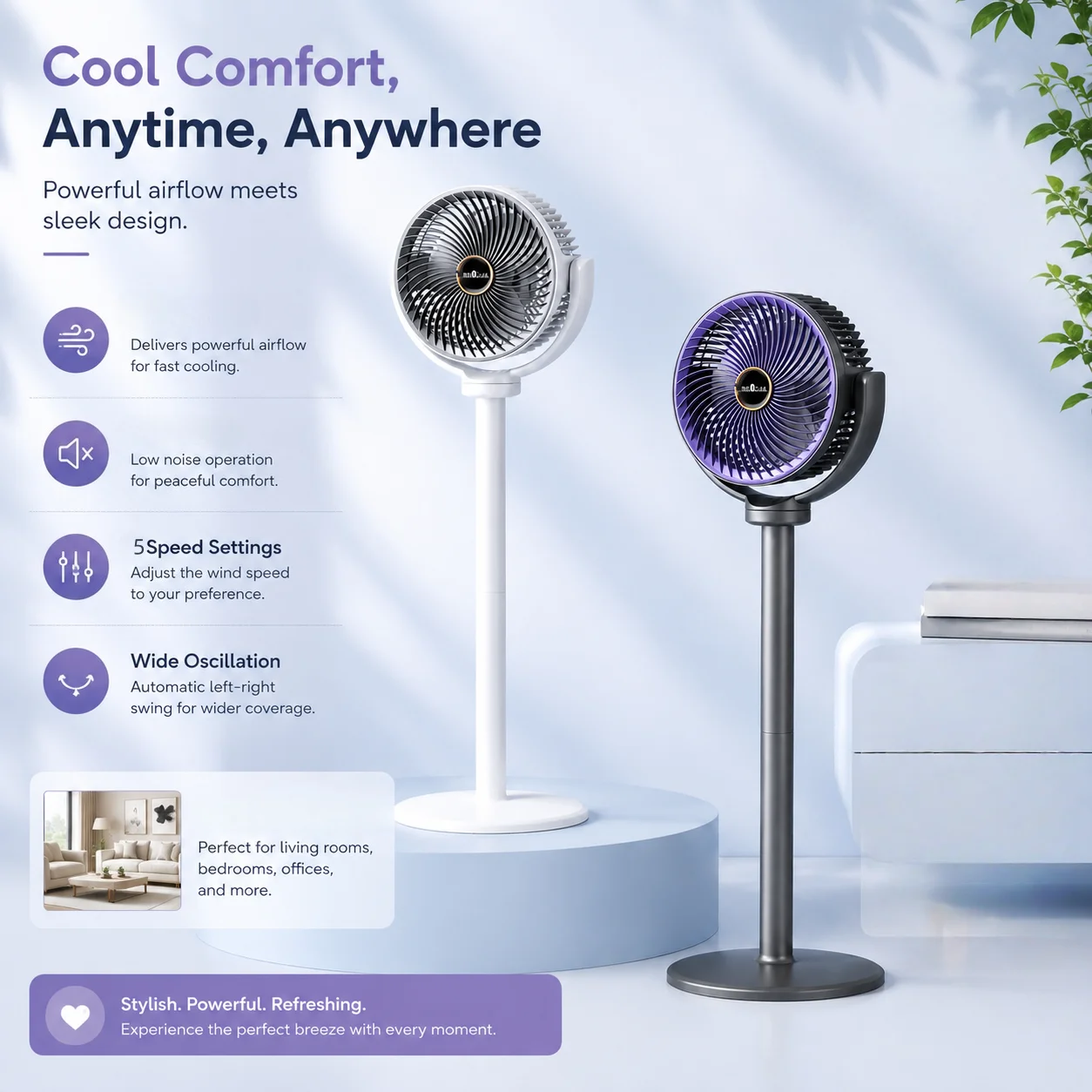 #28 Trending Stand Electric Fans Right Now