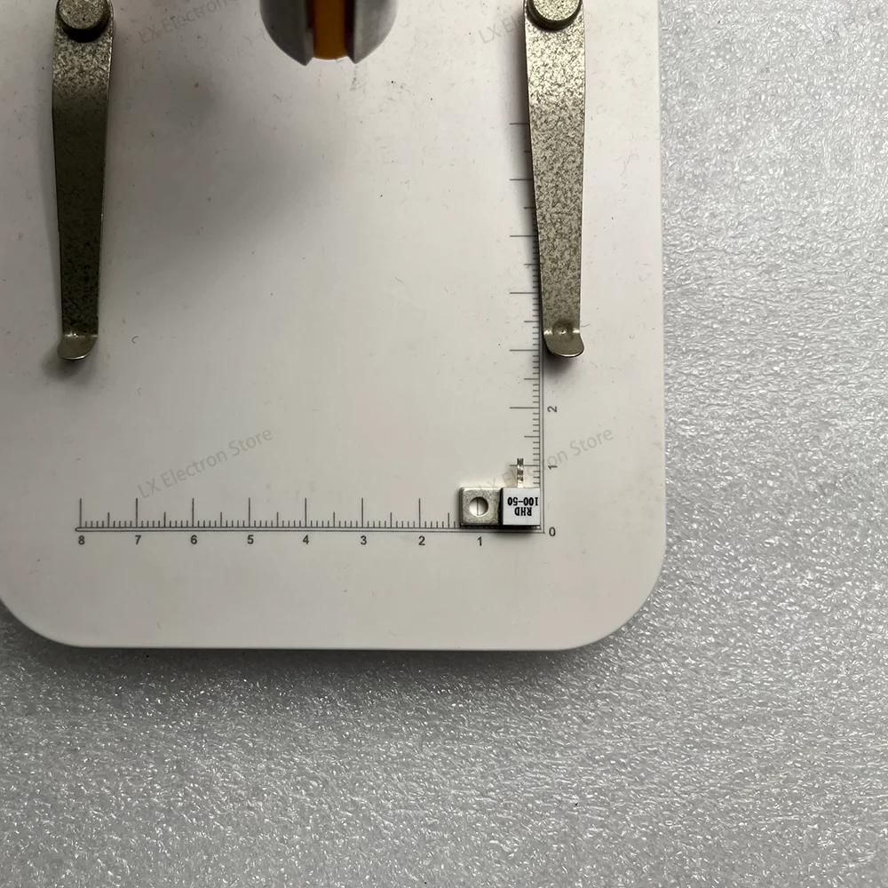 1pcs RF Flange Resistor 100W 50ohm 50Ω DC-4GHz | BeO Substrate High Power Termination | Low VSWR ≤1.15 Single-Lead