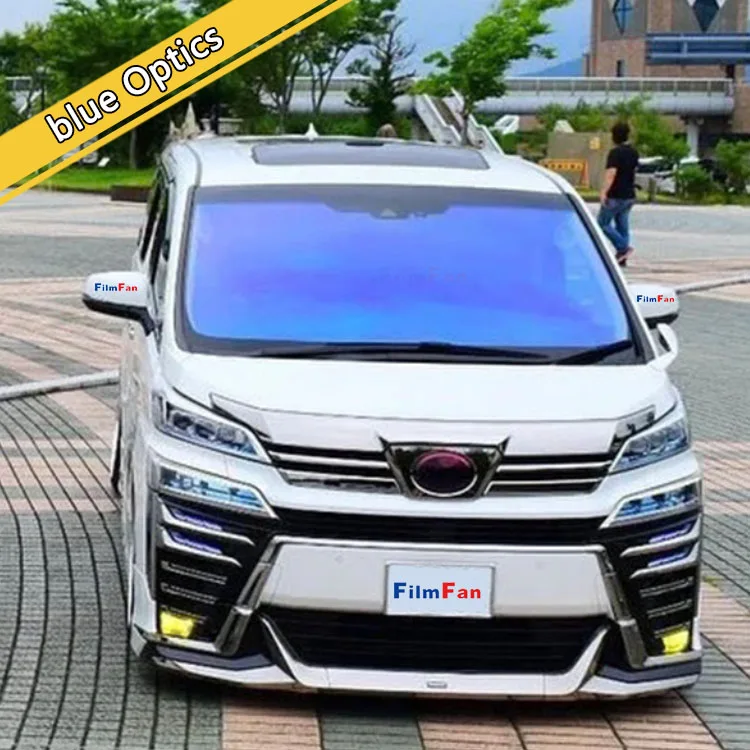 High Quality 6099 Car Chameleon Blue Window Tint for Automotive Glass Chameleon PET Sticker Heat Insulation Window Film