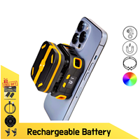 Mobile Phone Cooler with Rechargable Battery 2000mAh, Semiconductor Cooling Radiator, for PUBG Game Cooler for iPhone Xiaomi