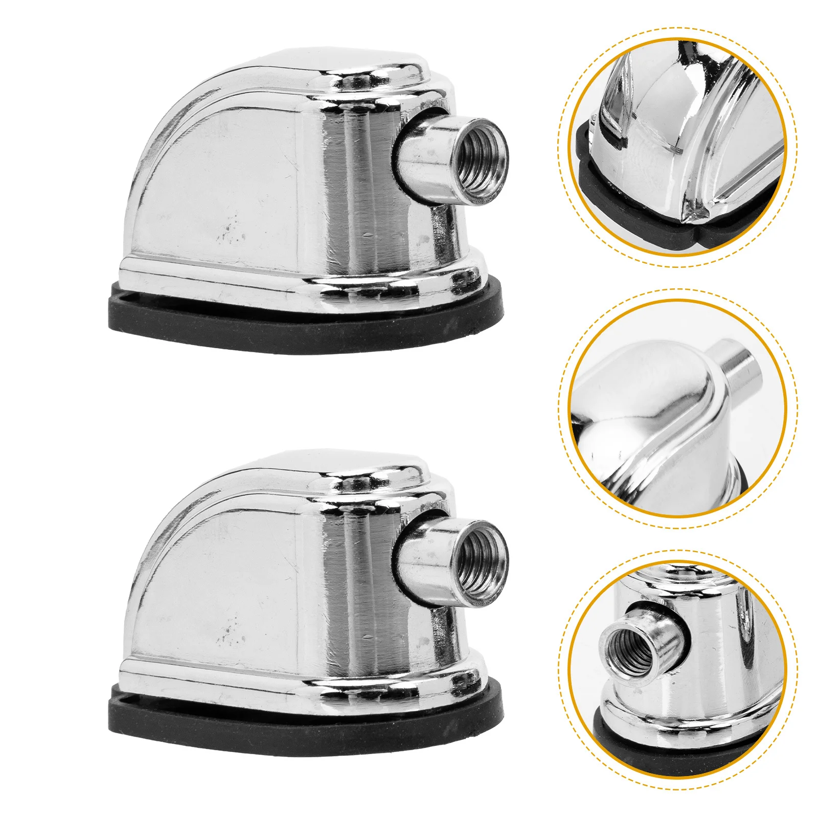 

2 Pcs Snare Drum Lug Hoop Hook Iron Lugs Zinc Alloy Durable Connector Mounting Hardware