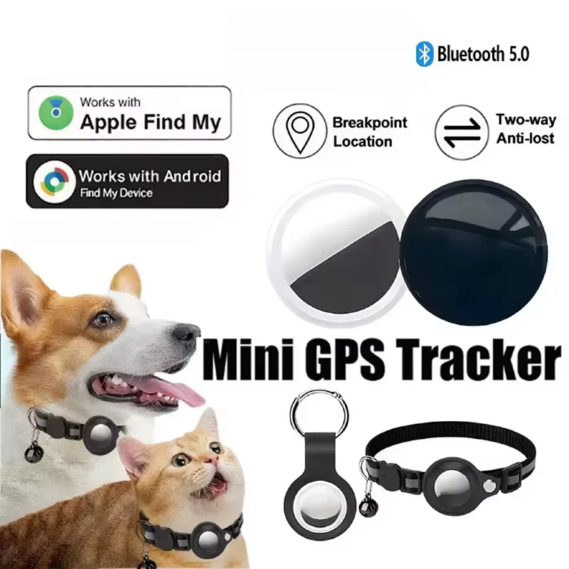 Mini Gps Tracker System  Smart Bluetooth Locator FindMy App Air Tag Child Finder Bag Anti-Loss Pet Collar with Tracker 2025