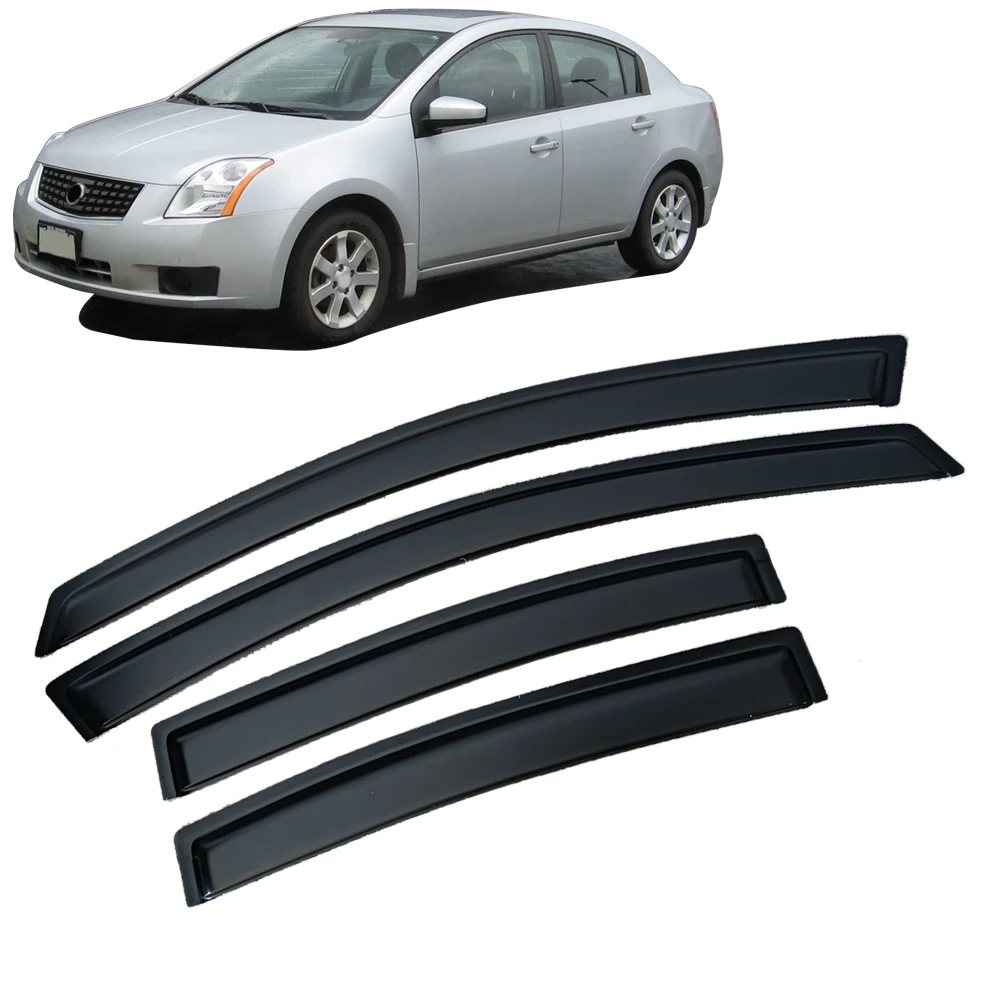 

Window Visor for Nissan SENTRA B16 2007 2008 2009 2010 2011 2012 Wind Deflectors Rain Guards Door Visor Vent Shades Ventvisor