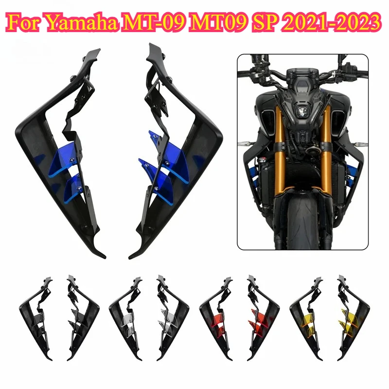 

Motorcycle Alerones Sport Downforce Laterales Naked Side Spoilers Aerodynamic Wing Deflector for YAMAHA MT-09 MT09 SP 2021-2023