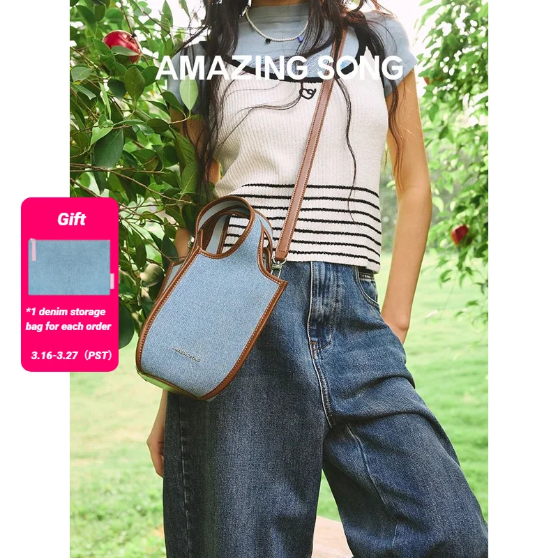 Amazing Song Hanging Basket Crossbody Bag Handbag