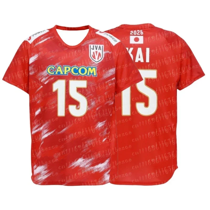 Sommerliches japanisches Volleyball-Shirt Nr. 12 Kurzarm-T-Shirt mit 3D-gedrucktem Muster für Volleyball-Fans, schnelles Familien-T-Shirt, lässiges Oberteil – Detail 8