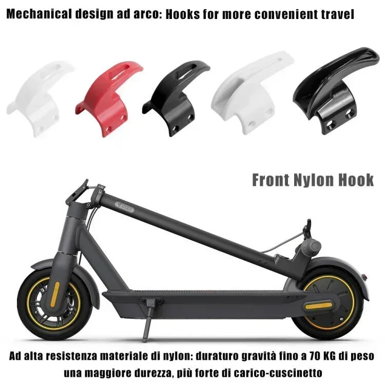 Front Storage Hook for Segway Ninebot Max G30 Electric Scooter Hanging Bags Claw Hanger Replacement Front Hook Accessories Parts