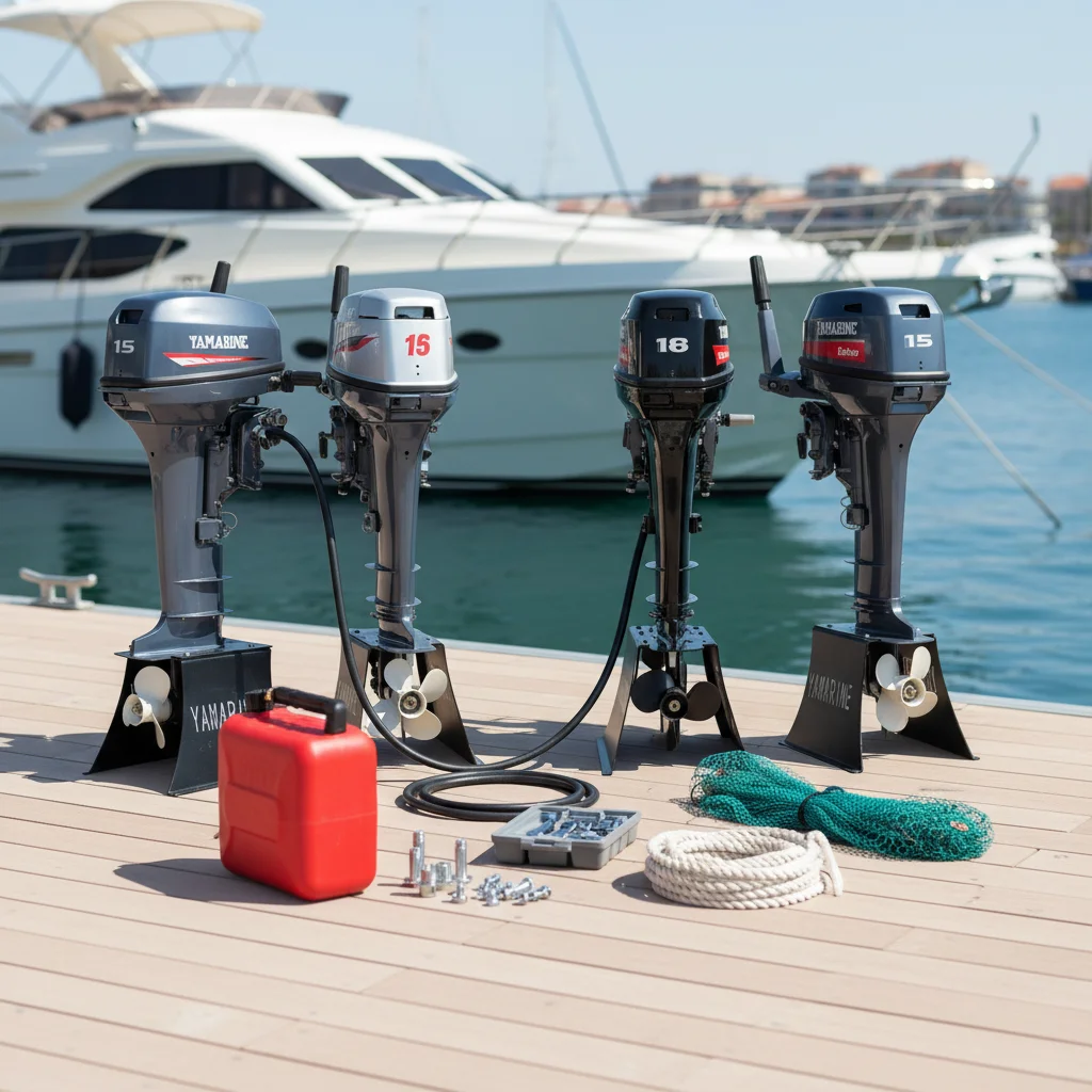 

Hot Sale Japan Enduro 2 Stroke Side Gear Outboard Engine Boat Yamarine 6B4 E9.9dmh E15dmh 15hp Outboard Motor