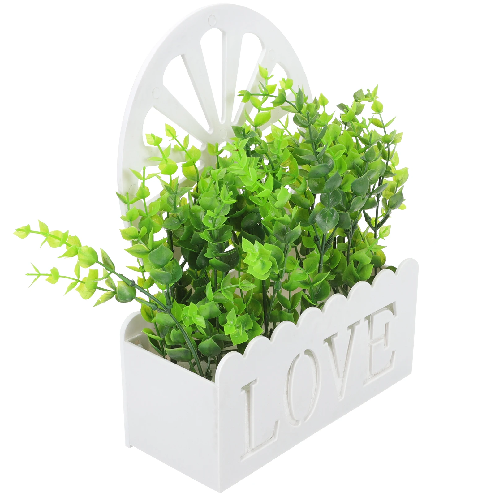 

Artificial Potted Flower Decorative Wall Hanging Realistic Bonsai Fake Indoor Plant Mini Home Office Decoration