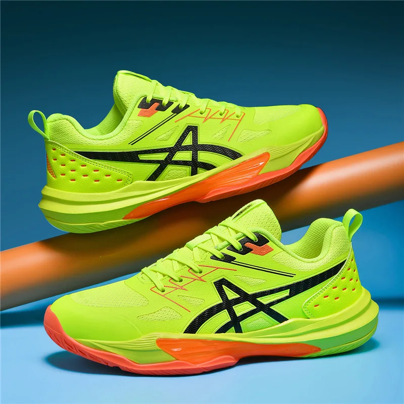 Men Tennis Shoes Breathable Mesh Professional Men Badminton Shoes Lightweight Volleyball Shoes Sport Anti-Slip Training Sneakers view 6