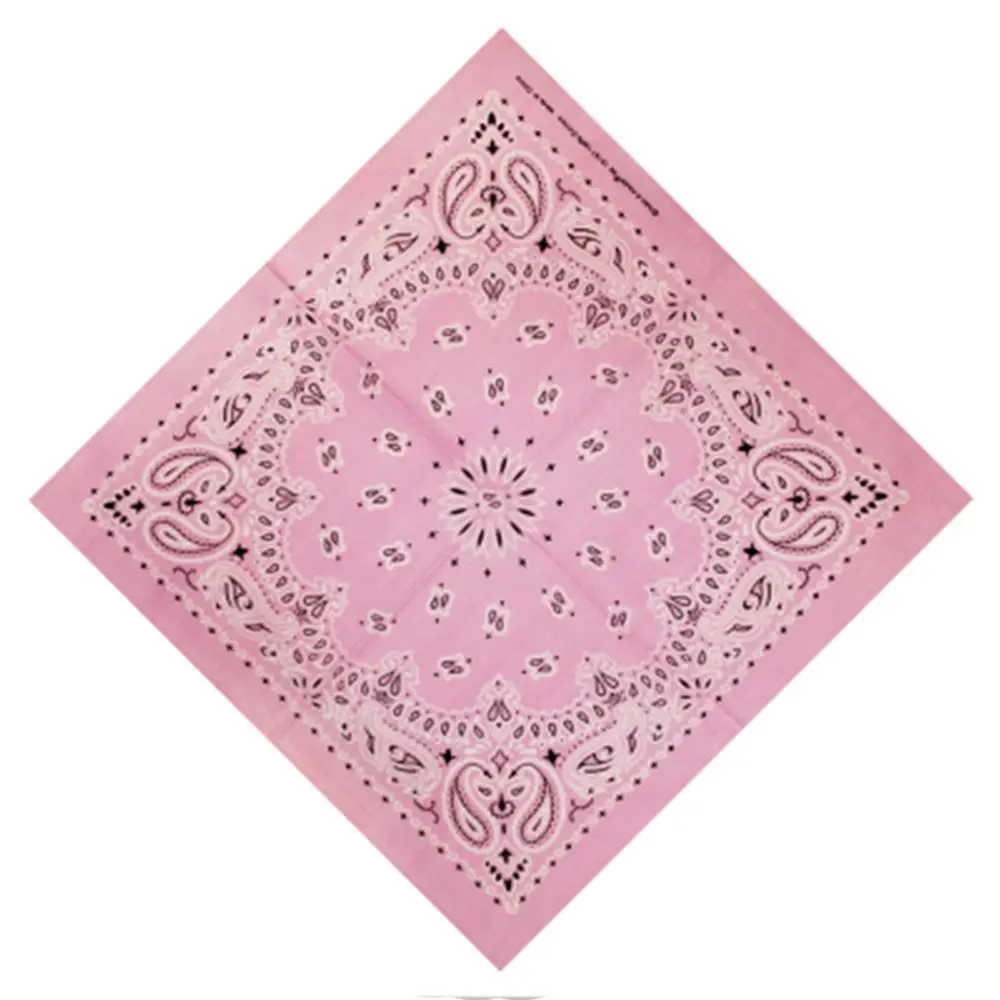 Men 55cm*55cm Head Wrap Hip Hop Neck Wrist Band Paisley Bandana Square Scarf Scarves Handkerchief