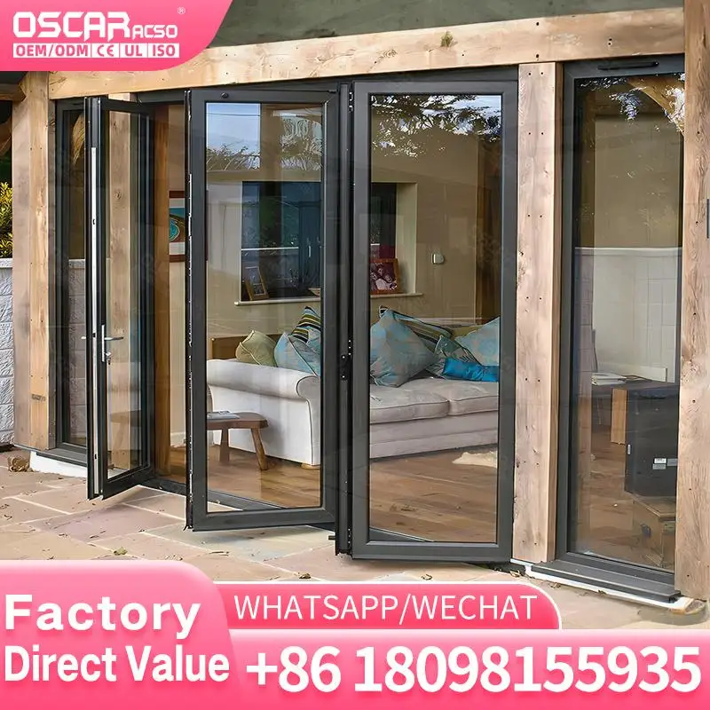 

Складная подвесная направляющая из алюминиевого сплава, стеклянная дверь, чрезвычайно узкая перегородка для кухни, балкона, гостиной, магазина, мытья комнаты