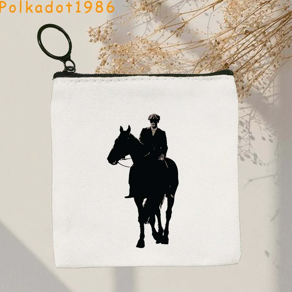 بيكي بليندرز لطيف مروحة الهدايا تومي شيلبي سيليان ميرفي بنين منخفضة بولي قماش محفظة نسائية للعملات المعدنية مفتاح حافظة صغيرة محفظة سستة الحقيبة #3