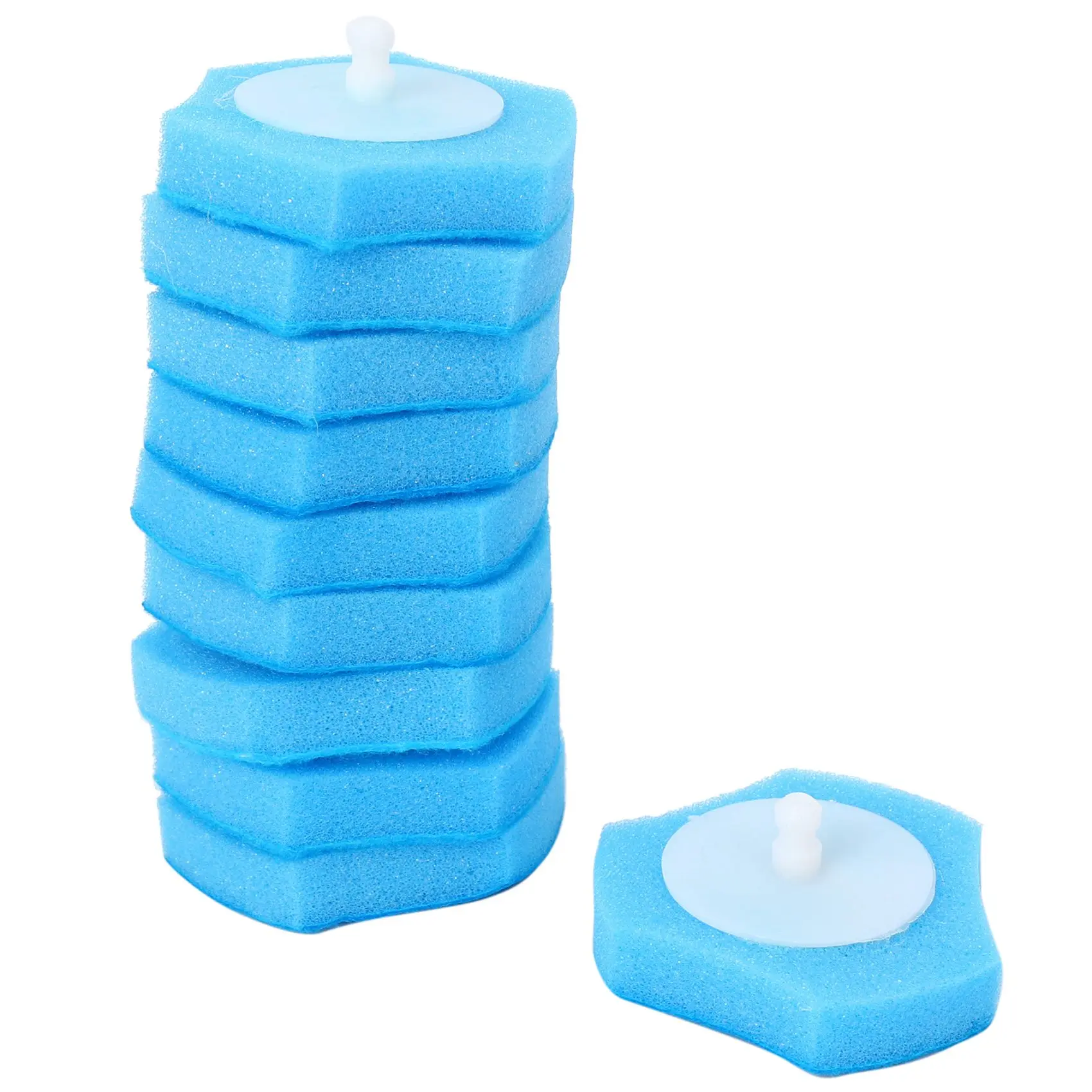 ABXF-32 Pcs Toilet Stick Replacement,Toilet Cleaner Replacement,Disposable Toilet Brush Head,Toilet Brush Replacement Head