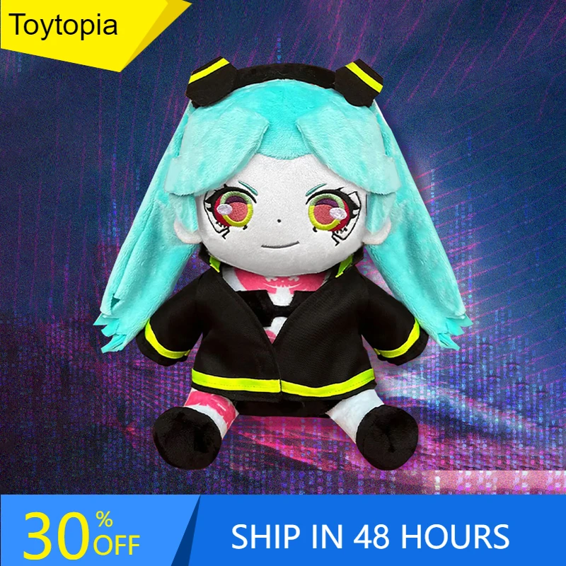 Cyberpunk Edgerunners Game Anime Figure Plush Rebecca Periphery Kawaii Dolls Plushies Cute Fidget Kids Gift Holiday Toys Game