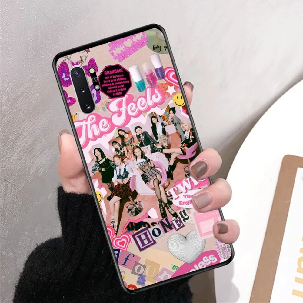 KPOP Girl T-TWICES Phone Case For Samsung Note 8 9 10 20 pro plus lite M 10 11 20 30 21 31 51 A 21 22 42 02 03