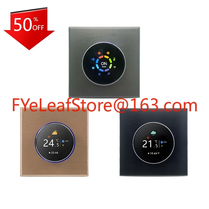 

Smart Knob Thermostat Programmable Wireless Tuya Wifi Modbus Thermostat for Electric Floor Heating