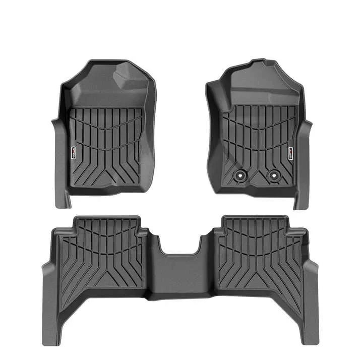 3D TPE Car Floor Mats Liner For Mazda BT50 BT-50 Dual Cab MY 2012-2020