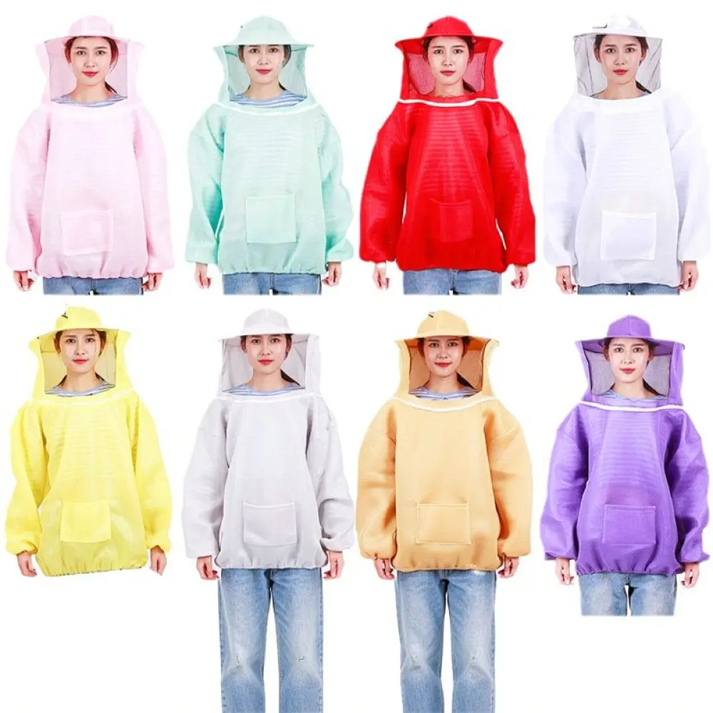 Safety Protective Beekeeping Jacket Breathable Anti Bee Uniform Professional Apiary Management Apparel For Farmers
