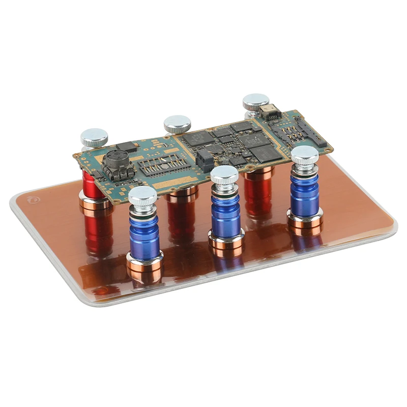 Magnetic PCB Board Fixture, Magnetismo ajustável placa fixa, Jig para reparo do telefone, PCB solda