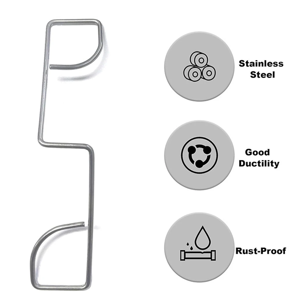 25pieces Garden Wind Protector Fence Panel Wedges For Outdoor Highway Sport Fence Clips For Panels