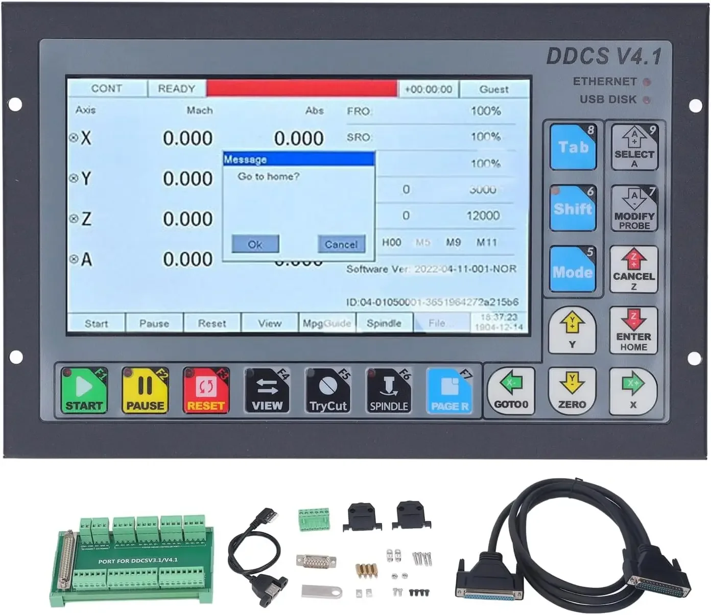 

3-осевой автономный контроллер движения ЧПУ DDCSV41