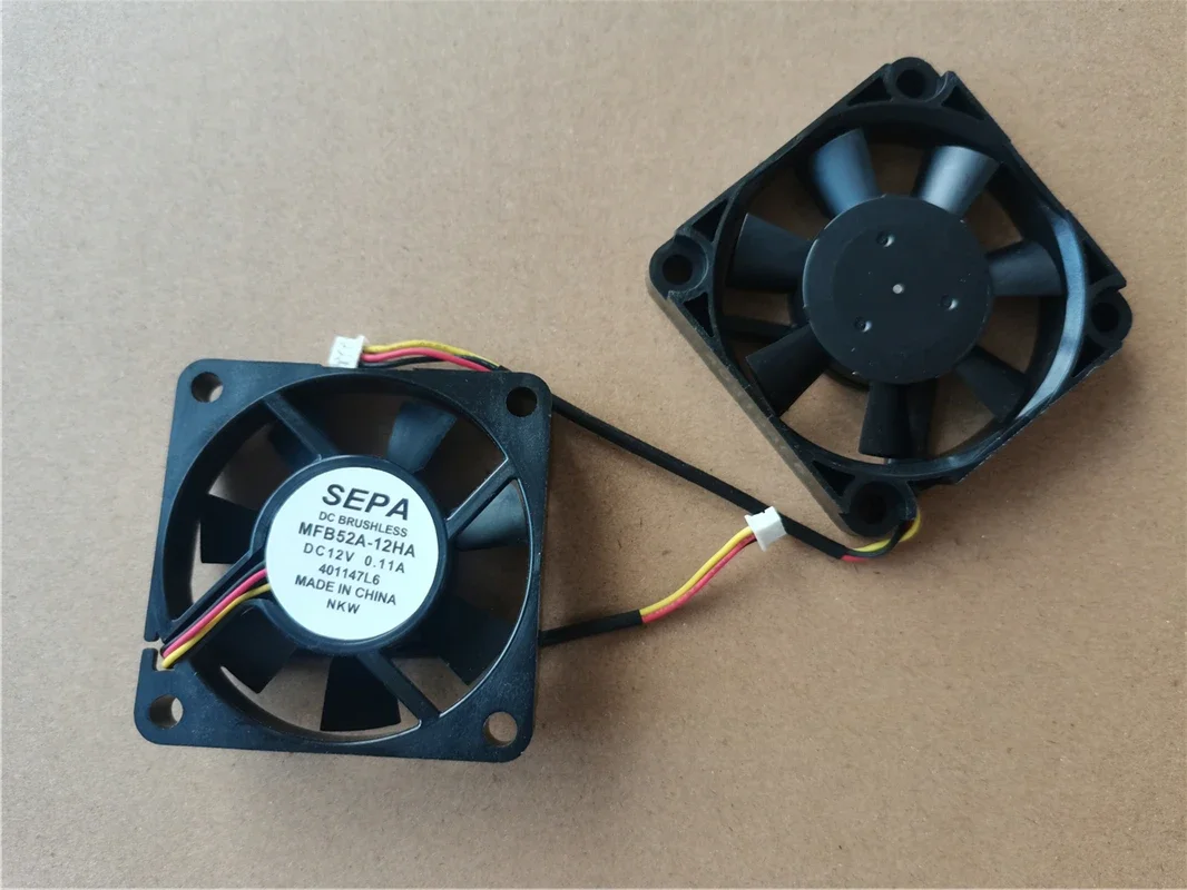 NEW FAN FOR SEPA MFB52A-12HA MFB50A-12A MFB50E-05 MFB50E-05-001-L6-00 50x50x10mm Pepper humanoid robot Internal cooling fan