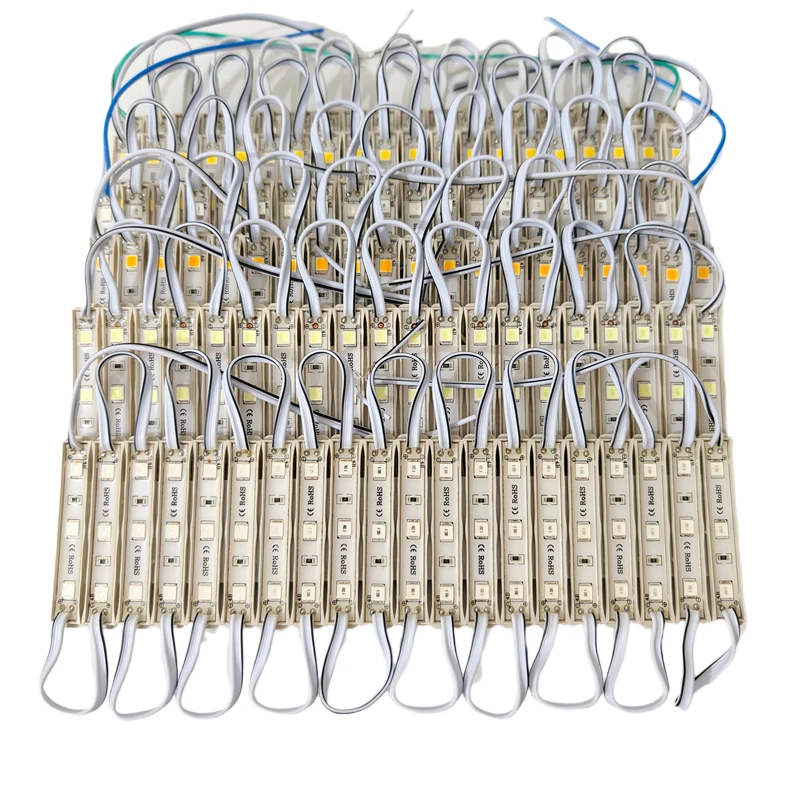 100 stks/partij Super Heldere SMD 5054 LED Module Advertentie Ontwerp Hoge Kwaliteit LED Module Verlichting 3 LED DC12V