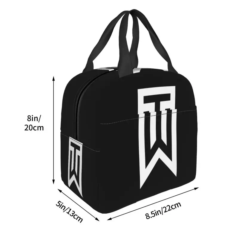 Golf Logo Lunch Box Women Waterproof Cooler Thermal Food Insulated Lunch Bag School Children Student Portable Picnic Tote Bags