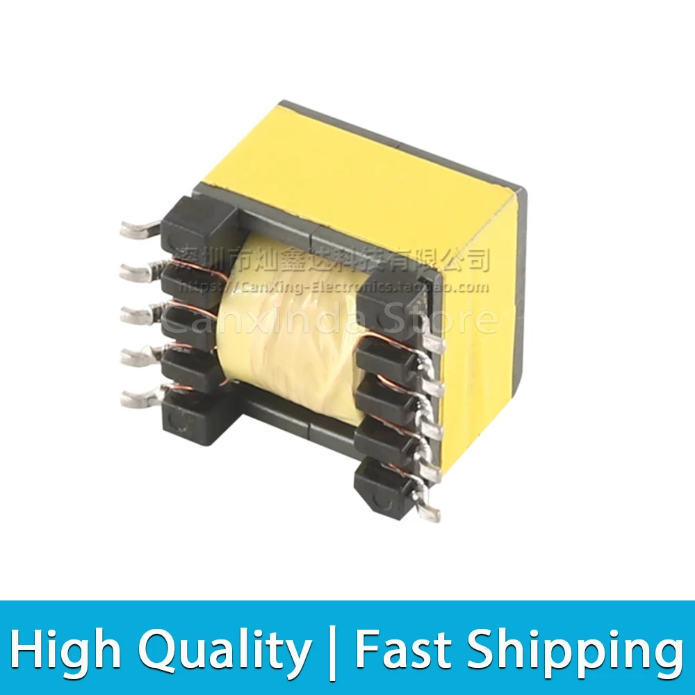 2pcs C1972 EP13 30KHZ-1.1MHZ High Frequency Pulsing Transformer 5mH Turns Ratio 1:1 Isolated ADSL Line Coupling Transformer