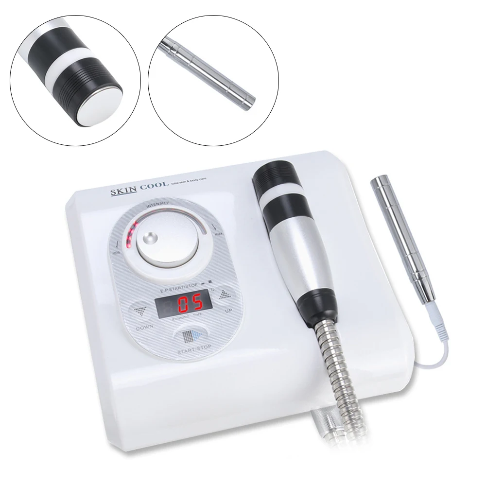 

2 in 1 Electroporation Cryotherapy Anti-aging RF Beauty Machine Cool and Hot Skin Rejuvenation Skin Cooling Tight Face Lift