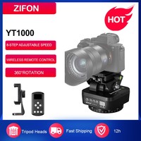 ZIFON  AutomaticRotating Panoramic Head YT1000  Motorized   Remote Control Pan Tilt Head with Mobile Phone Clip for Camera/Phone