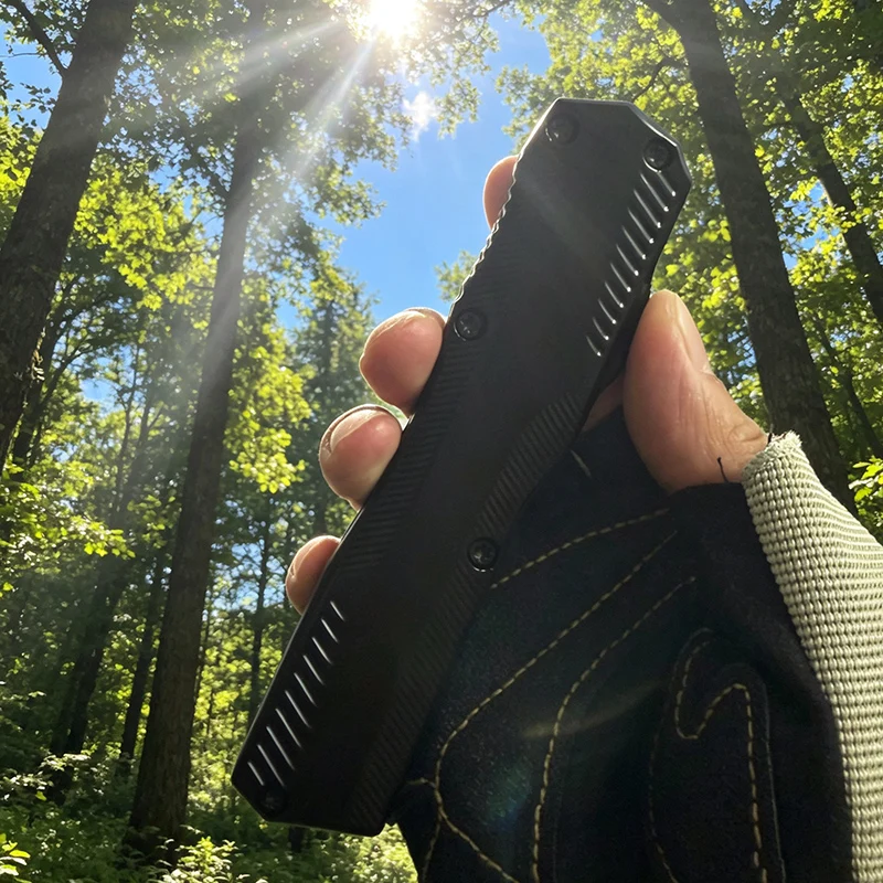 

Складной нож KS9000 Livewire OTF TECH, высокопрочный, для активного отдыха, из стали D2, с рукоятью из цинка и алюминия, карманный нож EDC, инструменты