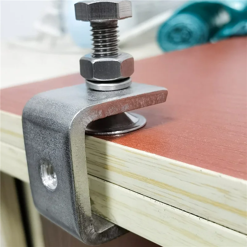 ABGR-20PCS 16-25Mm Set di morsetti per la lavorazione del legno per impieghi gravosi 304 Morsetto a C in acciaio inossidabile Strumenti di serraggio tigre per saldatura/carpentiere