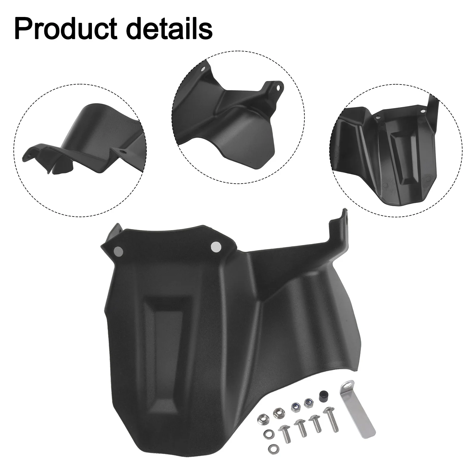 Fender Protection Motorcycle Fender Hugger Motorcycle Maintenance Easy Installation Non-deforming Structure For 2023-2024 Models