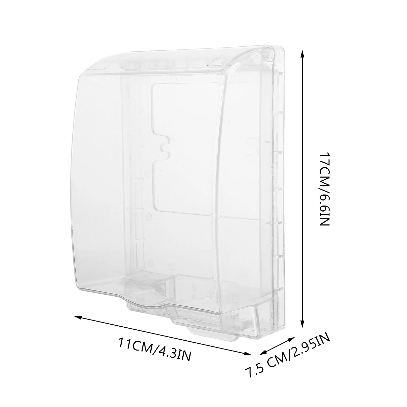 Kotak Tahan Air Tipe 86 Kotak Stopkontak Dinding Bahan Abs Tahan Lama Tahan Percikan Air Pemasangan Mudah Soket Penggunaan Rumah dan Komersial