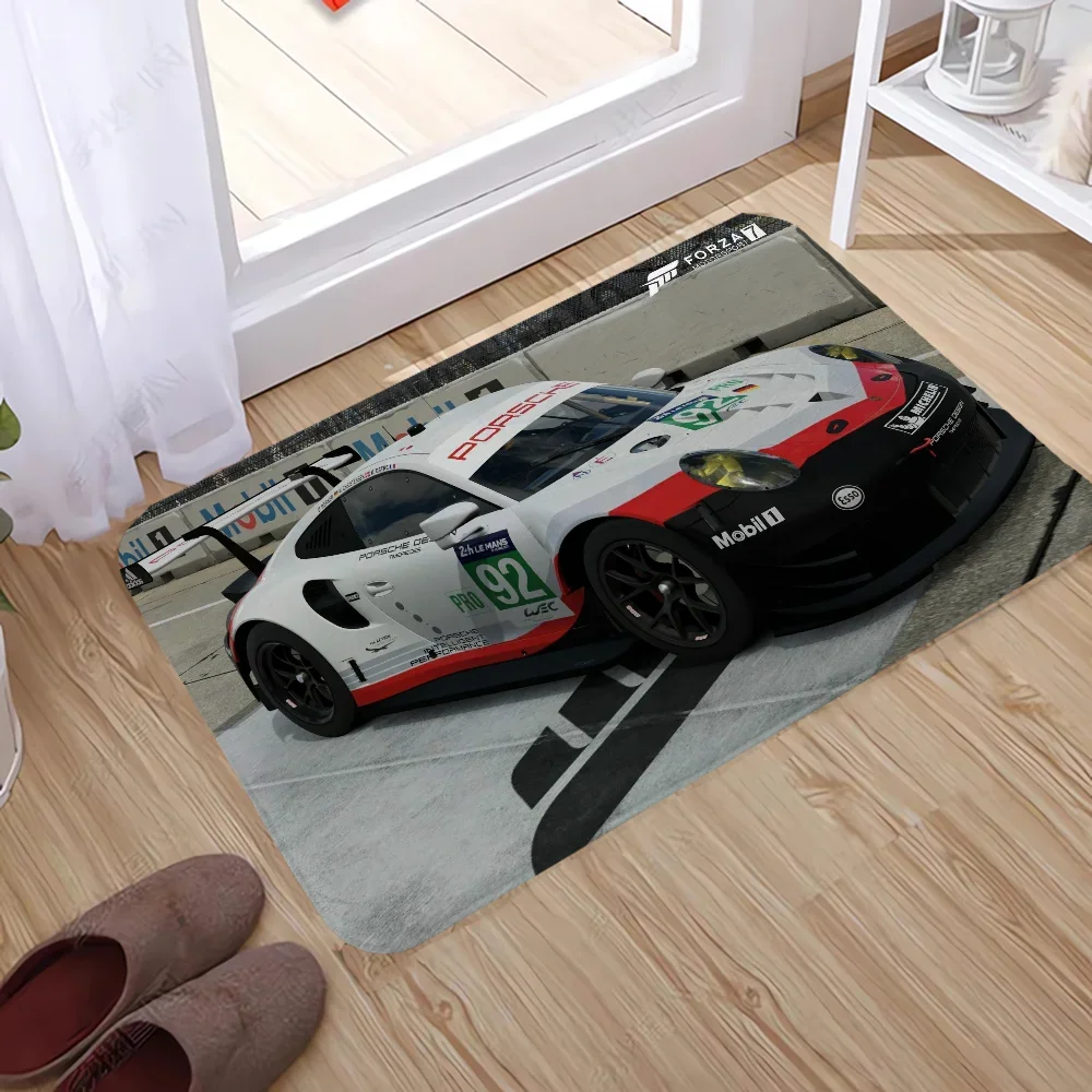 PorscheS GT Cute Rug Carpet for Bedroom Mats Entrance Door Mat Floor Bath Mat Outdoor Entrance Doormat Cute Room Decor Home Rugs