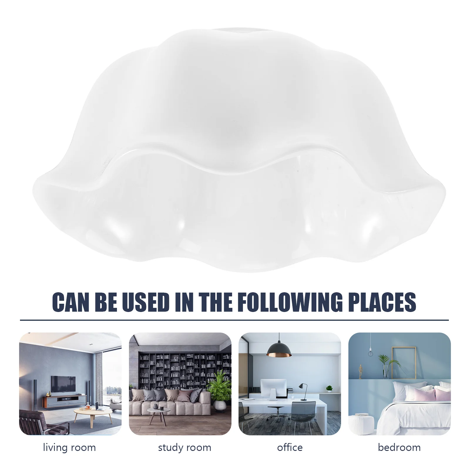 

Glass Ceramic Lampshade Ceiling Light Cover Hanging Lamp Shade for Chandelier Pendant Wall Sconce Replacement Lamp Shade