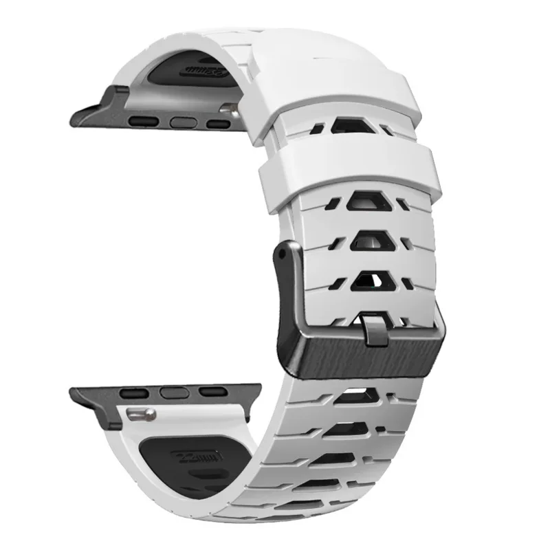 애플워치 울트라 밴드 49mm 45mm 44mm 42mm 실리콘 스트랩, 아이워치 시리즈 9 8 7 6 se 액세서리용
