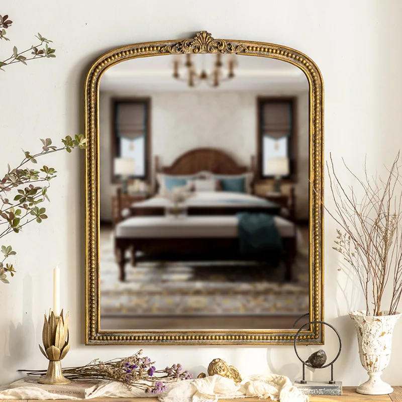Bathroom Ornaments Modern Beauty Design Decorative Mirrors Entrance Hall Cheap Bedside Espejos Para Pared Decoration Aesthetic