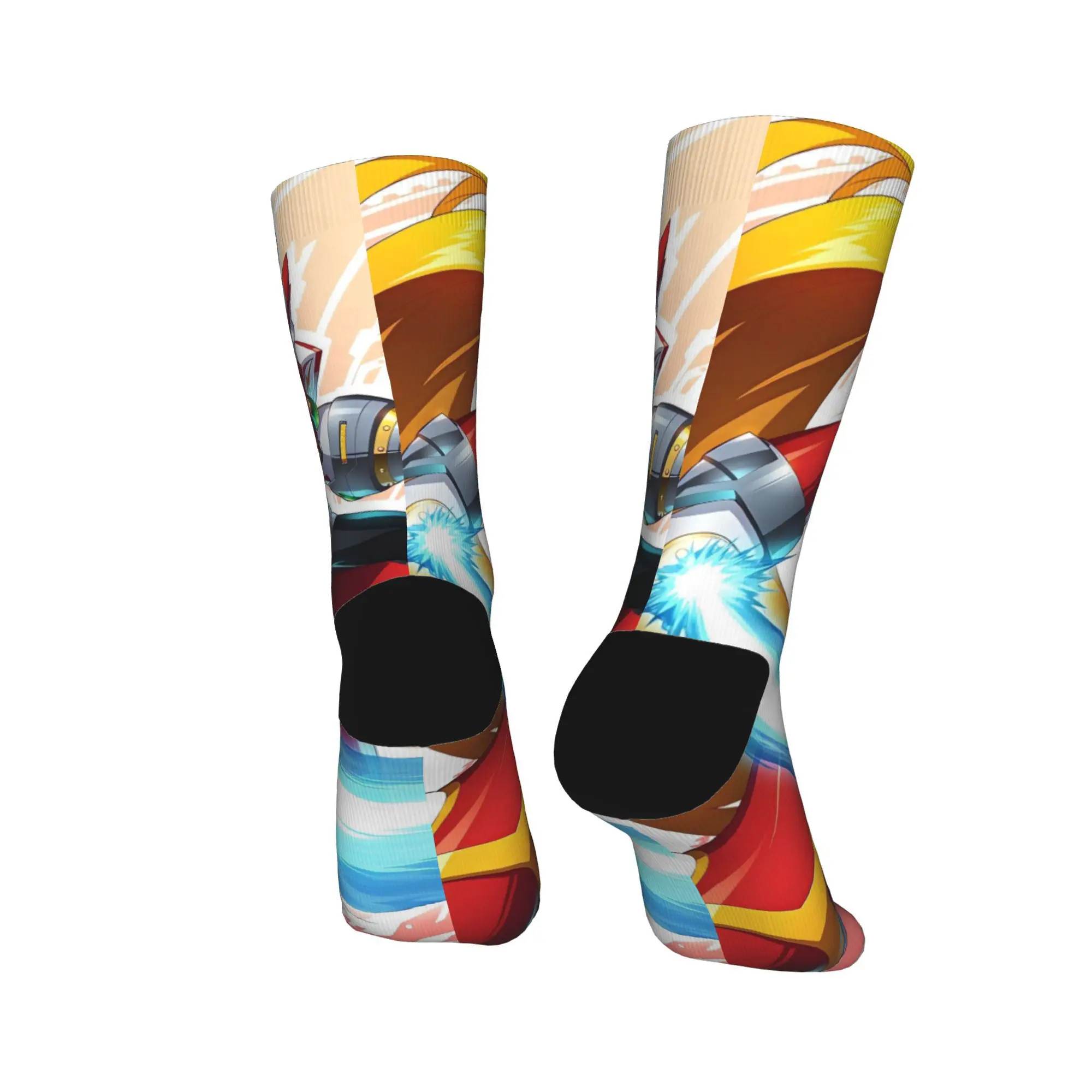 Game Mega Robot Man Sokken Nieuwigheid Kousen Mannen Ademende Outdoor Sportsokken Herfst Patroon Antislip Sokken