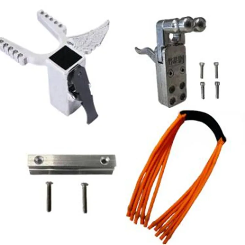 اكسسوارات مقلاع في الهواء الطلق ، قوية ، 10 حبلا ، شريط مطاطي مستدير ، الكرة Bowhead ، الزناد الفولاذ المقاوم للصدأ ، ألعاب ممتعة ، عدد وأدوات ، جديد #3