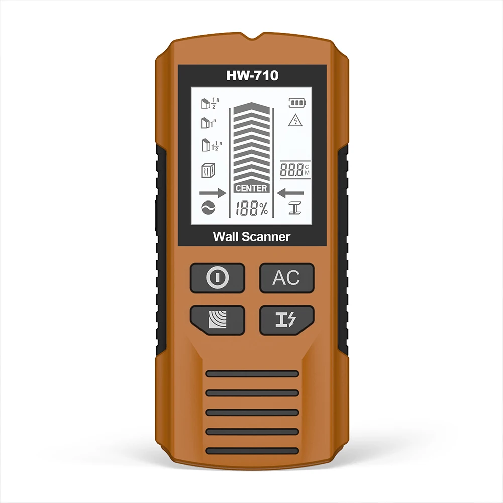 6-in-1 Stud Finder Wall Scanner Electronic Stud Detector Backlight Stud Locator for 1-1/2Inch Drywall Stud Center Detect