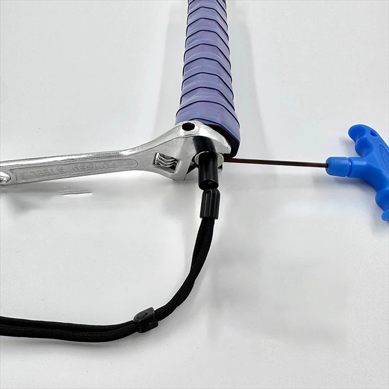 قابل للتعديل مضرب تنس رئيس الإصدار المدرب توسيع سوينغ المدرب الفولاذ المقاوم للصدأ تنس الملحقات أجزاء الصالة الرياضية المحمولة #6