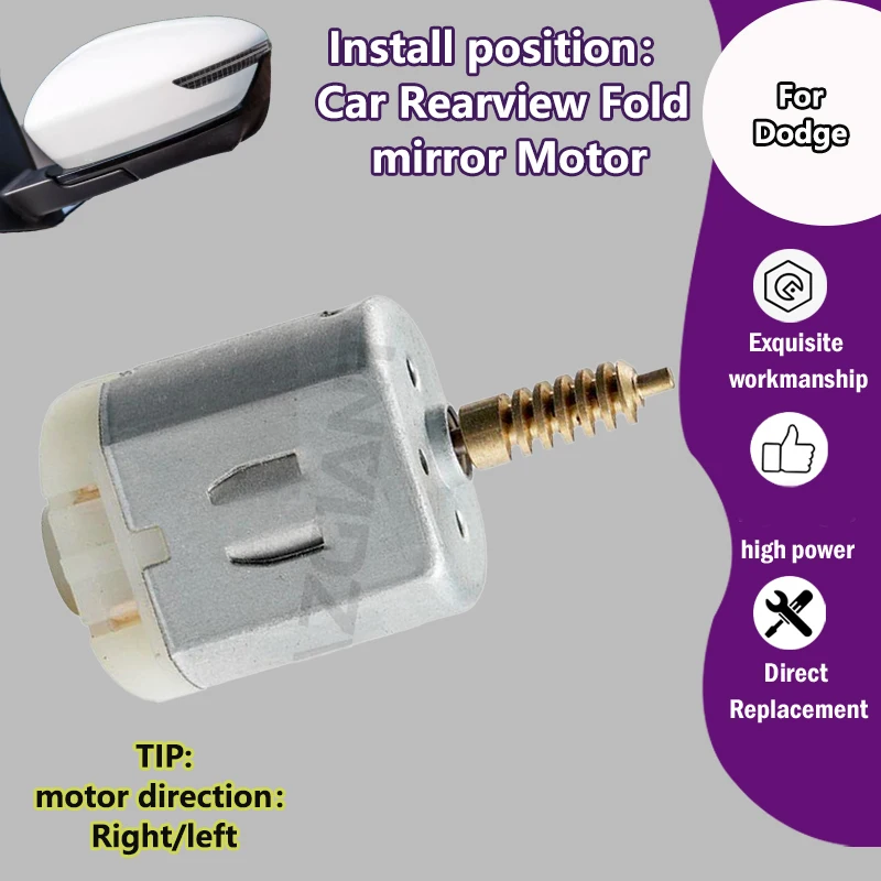 

AZGIANT For Dodge Ram 1500 2500 3500/Grand Caravan Car Door Side Mirror power Fold Motor electric adjust FC-260SD/FC260SD16200