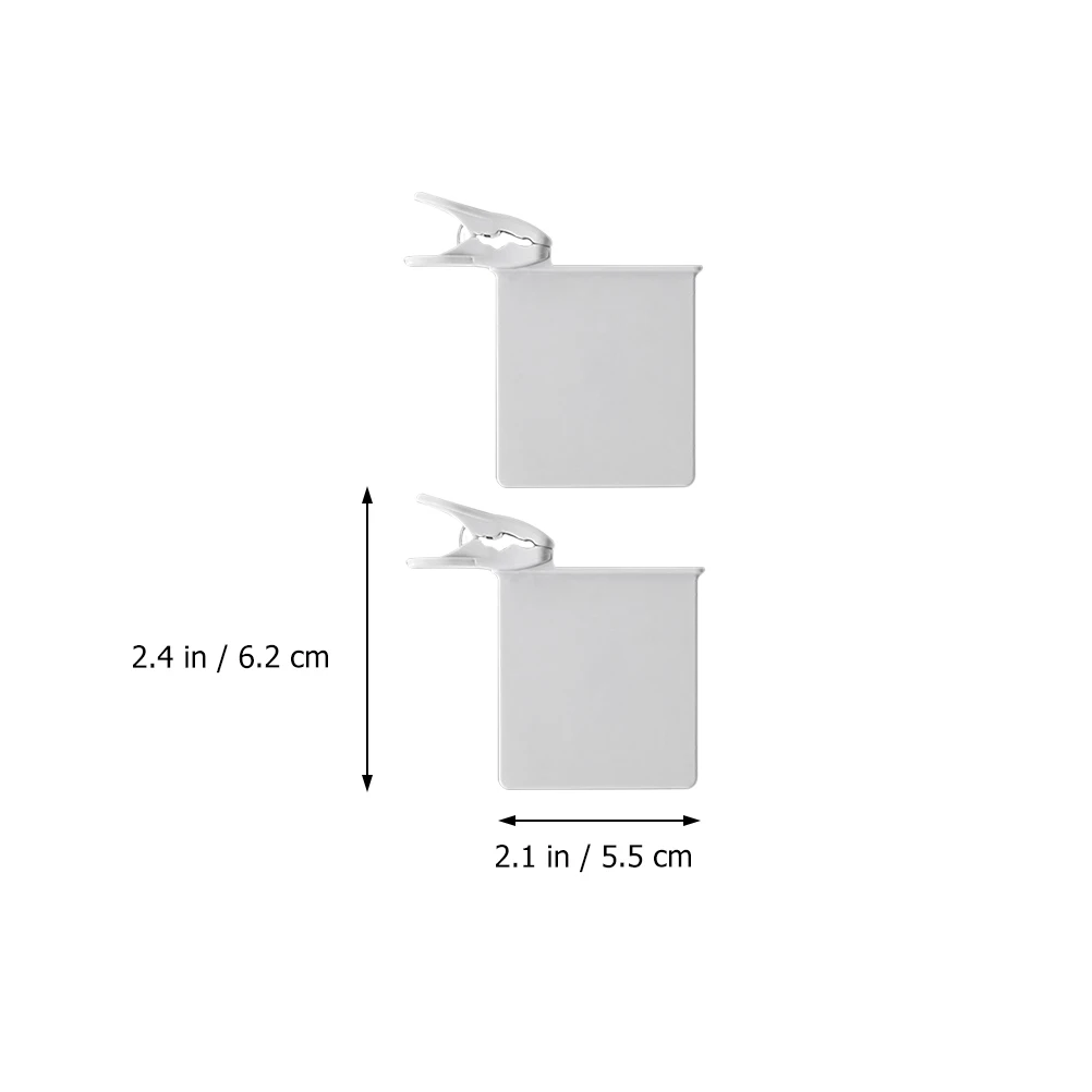 

8Pcs Durable Refrigerator Clip Organizer Storage Box Divider Food Bags Separator Practical Use Housewarming Gift