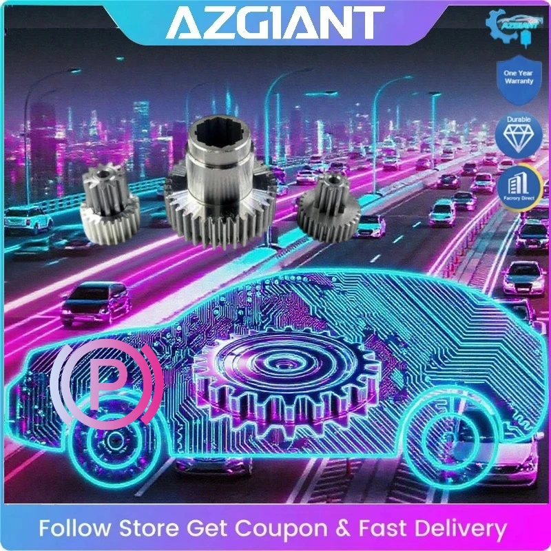 

AZGIANT Car Parking Brake Module Gear Set for Hyundai Santa Fe Sport XL Ix45 Aslan OEM E-Brake Wear Parts Alloy Upgrade Durable